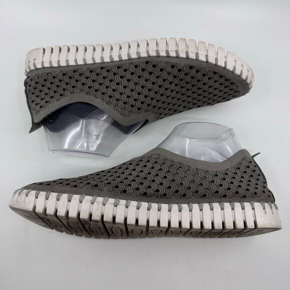 Ilse Jacobsen Tulip Slip On Flats Low Top Round Toe Shoes Grey Women Size EU 40 - Picture 5 of 12